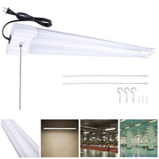 TheLAShop 1-Pack 40W 4000K 4Ft 2-Lamp Linkable LED Shop Light Image