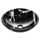 Aquaterior Black Vessel Sink Tempered Glass 16.5"