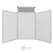 TheLAShop Tabletop Folding Panel Display Board Header Gray Image