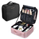 TheLAShop 10in Makeup Case with Compartments Brush Holder Image