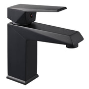 TheLAShop Bathroom Faucet Single Handle Hot & Cold, 7"H, Matte Black Image