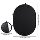 TheLAShop Chromakey White Black Screen Collapsible Backdrop 5x6.5ft
