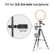 TheLAShop 10in Ring Light with Tripod Stand Kit for Video Photo