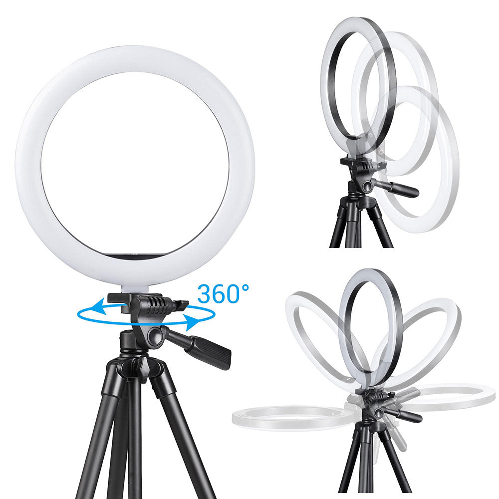 Ring Light With Stand Selfie Light Ring With Iphone Tripod And Phone Holder  at Rs 3500/piece in New Delhi