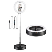 TheLAShop 10" Dimmable Ring Light Collapsible Stand for Travel