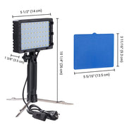 TheLAShop LED Panel Lights Photograhy Continuous Lighting 2-Set 8 Color Filters