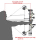 TheLAShop Left Handed Compound Bow for Beginners Adults Arrows(12)