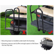 TheLAShop Handrail Grab Bar for Golf Cart Rear Seat EZGO Madjax Genesis 150