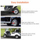TheLAShop 8" SS Chrome Golf Cart Hub Caps Set of 4 Wheel Covers