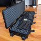 TheLAShop Locking Rifle Case TSA Padlocks with Wheels IP67 40x14x7"