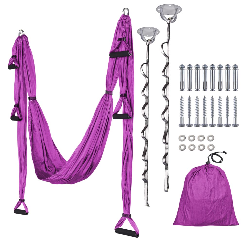Yoga Trapeze Ceiling Hooks - Industrial Strength X Mount Holds Up to 600  lbs, Includes Anchors 