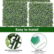 TheLAShop Artificial Hedge Boxwood Wall Panels 20"x20" 12ct/Pack