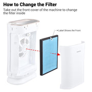 TheLAShop HEPA H13 Filter Air Purifier Odor Remover App Control