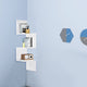 TheLAShop Home 3-Layer Hanging Corner Shelf Wall Mounted Color Option