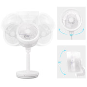 TheLAShop 11" Stand Fan Desk Cooling Fan with Remote for Room