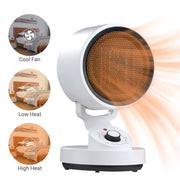 TheLAShop Portable Electric Space Heater & Cooling Fan 1500w