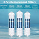 TheLAShop Water Filter Replacement PP Sediment, GAC Filter, CTO Filter
