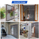 TheLAShop 8'x7' Door Screen Magnetic Mosquito Net for Garage Door