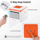 TheLAShop 10,000 BTU Portable Air Conditioner with Remote 120V (6,600 SACC)