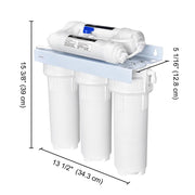 TheLAShop 5 Stage 50 GPD Ultrafiltration Water Filter Filtration System