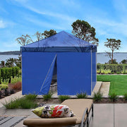 TheLAShop Canopy Sidewall Tent Walls with Zipper 1080D 10x7ft(1pc./pack)