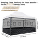 TheLAShop Netting for Pop Up Canopy 10x15 Food Service Vendor Side Panel
