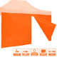 TheLAShop Canopy Sidewall Tent Walls with Zipper 15x7ft CPAI-84