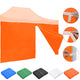 TheLAShop Canopy Sidewall Tent Walls with Zipper 15x7ft CPAI-84