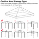 InstaHibit Pop Up Canopy Replacement Top 10x10 CPAI-84