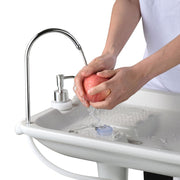 TheLAShop 8Gal Portable Hand Washing Station with Foot Pump Handle