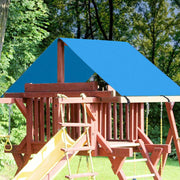 TheLAShop Swing Set Canopy Backyard Playgrounds 52"x90"