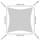 TheLAShop 12' Square Outdoor Sun Sail Shade Patio Color Opt