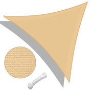 TheLAShop 22' Triangle Shade Sail Canopy for Patios Driveway