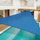 TheLAShop 22' Triangle Shade Sail Canopy for Patios Driveway