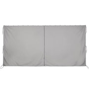 TheLAShop Gazebo Curtain 10x12ft Privacy Side with Zip CPAI-84