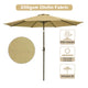 TheLAShop 9 ft 8-Rib Outdoor Patio Tilt Umbrella 200 gsm Canopy