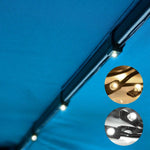 TheLAShop 9ft 8-rib Offset Patio Umbrella Solar String Lights Color Opt