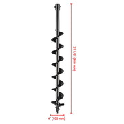 TheLAShop Earth Auger Bit 4 in. 6 in. 8 in. 10 in. 12 in. Size Optional