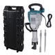 TheLAShop 3600W Electric Demolition Jackhammer Tool Rolling Case Kit