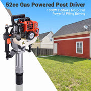 TheLAShop 52cc 1.7hp 2-stroke T-post EPA Gas Powered Petrol Pile Driver Kit