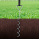 TheLAShop Ground Anchors with Tie Downs Trampoline Swing 13 in. Deep