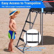 TheLAShop Trampoline Ladder Non-slip 3 Wide-Step 43-inch