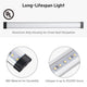 TheLAShop LED Under Cabinet Lights with Remote Brightness Adjust 3-Pack