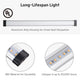 TheLAShop LED Under Cabinet Light Fixtures Bar Kit 3-Pack 11.5"