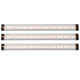 TheLAShop LED Under Cabinet Light Fixtures Bar Kit 3-Pack 11.5"