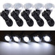 TheLAShop 5ct/Pack 12v LED Recessed Deck Lighting Fixture Color Opt