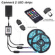 TheLAShop 32ft Color Changing LED Strip Lights Bluetooth App Music Remote
