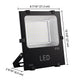 TheLAShop 50w Waterproof Outdoor Security LED Flood Lights Cool White 2ct/pk