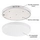 TheLAShop Flush Mount Ceiling Light Fixture w/ Remote Dimmable Round 36W 12"