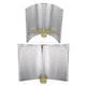 TheLAShop Set(5) 27"x18" XL Adjustable Wing Grow Lights Reflector Hoods